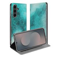 Telefoonhoesje met magneet Samsung Galaxy S25 FE Painting Blue