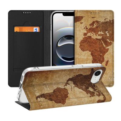 Apple iPhone 16e | Book Cover | Wereldkaart
