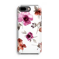 Geschilderde bloemen: iPhone 8 Plus Tough Case