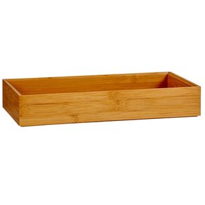 Kast/lade/make-up sorteer organizer bamboe hout bakje 30 x 15 x 5 cm