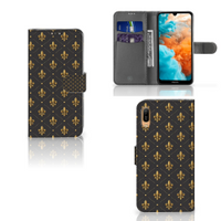 Huawei Y6 (2019) Telefoon Hoesje Franse Lelie - thumbnail