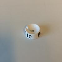 MB wit/zwart 110 voor op kledinghanger