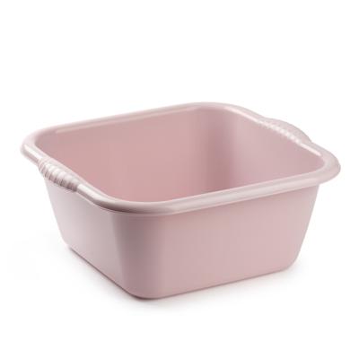 Afwasbak teil - 20 liter - roze - kunststof - 46 x 42,5 x 30,5 cm - huishoud teilen