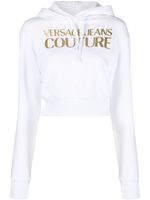 Versace Jeans Couture hoodie à logo imprimé - Blanc