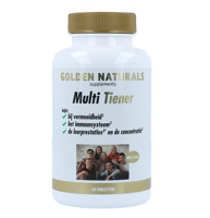 Golden Naturals Multi Tiener Tabletten Golden Naturals Multi Tiener Tabletten