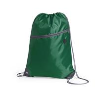 Gymtas - groen - sport rugtas - 8 liter - 44 cm - met extra voorvakje - polyester - rugzak