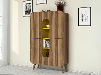 Kast MIRONA 2 deuren walnoot