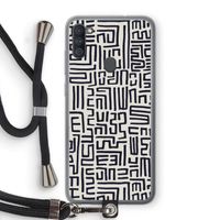 Moroccan Print: Samsung Galaxy A11 Transparant Hoesje met koord