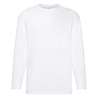 T-SHIRT FRUIT OF THE LOOM VALUEWEIGHT LONG SLEEVE