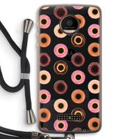 Donuts: Motorola Moto Z Force Transparant Hoesje met koord