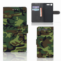 Sony Xperia XZ1 Telefoon Hoesje Army Dark