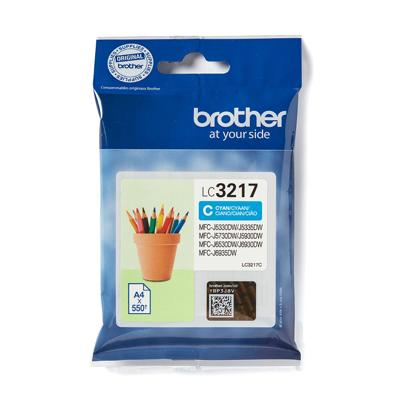 Originele inktcartridge Brother LC-3217C Cyaan