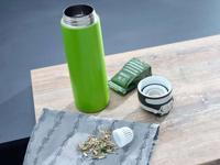 Leifheit 03277 reisdrinkbeker 600 ml Zwart, Groen Roestvrijstaal