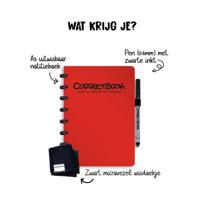 Correctbook Original Horizon Red A5 lined - Uitwisbaar / Herschrijfbaar Notitieboek Correctbook Original Horizon Red A5 lined - Uitwisbaar / Herschrijfbaar Notitieboek