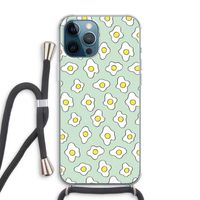 Spiegeleitjes: iPhone 12 Pro Max Transparant Hoesje met koord