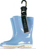 XQ Footwear regenlaarzen halfhoog junior rubber lichtblauw mt 35 - thumbnail