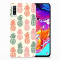 Samsung Galaxy A70 Siliconen Case Ananas