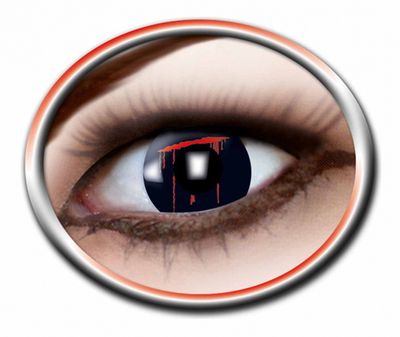 contactlenzen Black Slash (poly-)hema rood contactlenzen Black Slash (poly-)hema rood