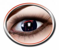 contactlenzen Black Slash (poly-)hema rood - thumbnail
