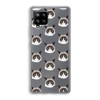 It's a Purrr Case: Samsung Galaxy A42 5G Transparant Hoesje