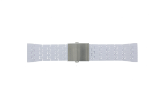 Horlogeband Diesel DZ1461 Kunststof/Plastic Wit 28mm