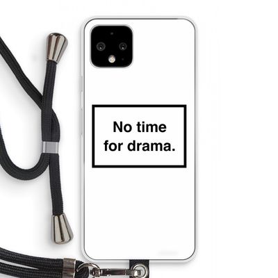 No drama: Pixel 4 Transparant Hoesje met koord