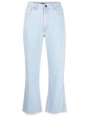 3x1 jean court Emma évasé - Bleu