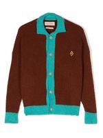 The Animals Observatory cardigan en maille à logo brodé - Marron - thumbnail