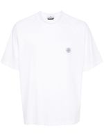 Stone Island t-shirt SS Signature en coton - Blanc