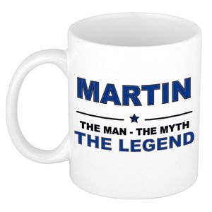 Martin The man, The myth the legend cadeau koffie mok / thee beker 300 ml