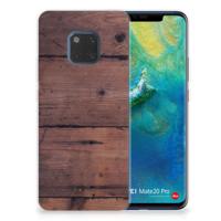 Huawei Mate 20 Pro | Bumper Hoesje | Old Wood