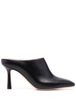 Bally mules en cuir à bout ouvert - Noir