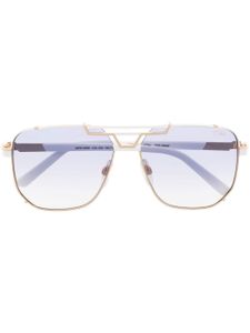 Cazal lunettes de soleil à monture pilote - Blanc