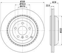 Remschijf 8DD355128611