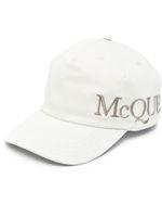 Alexander McQueen casquette à logo brodé - Vert