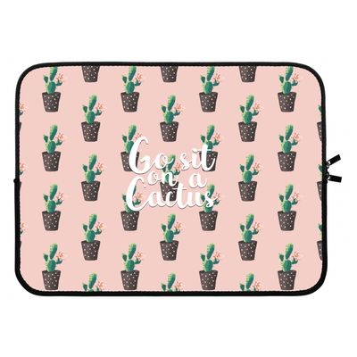 Cactus quote: Laptop sleeve 15 inch
