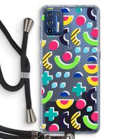 8-bit N°1: Motorola Moto G9 Plus Transparant Hoesje met koord