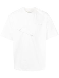 Feng Chen Wang t-shirt à logo imprimé - Blanc