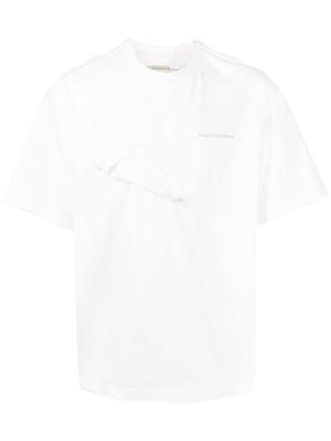 Feng Chen Wang t-shirt à logo imprimé - Blanc