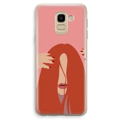 Woke up like this: Samsung Galaxy J6 (2018) Transparant Hoesje