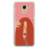 Woke up like this: Samsung Galaxy J6 (2018) Transparant Hoesje