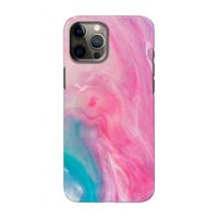 Roze explosie: Volledig geprint iPhone 12 Hoesje