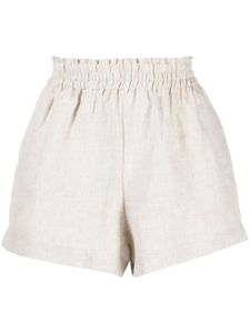 Reformation short Mila en lin - Tons neutres