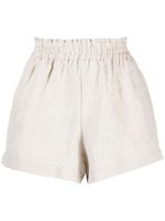 Reformation short Mila en lin - Tons neutres - thumbnail