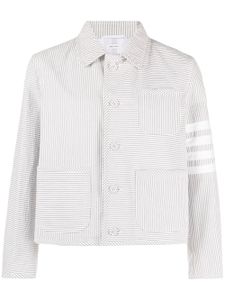 Thom Browne veste Unconstructed 4-Bar - Gris