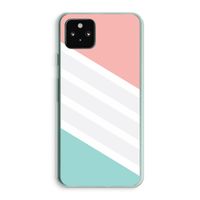 Strepen pastel: Google Pixel 5a 5G Transparant Hoesje