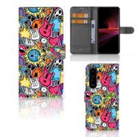 Sony Xperia 1 III | Wallet Case | met Pasjes | Punk Rock