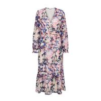 ONLY gebloemde maxi jurk ONLZOE roze - thumbnail
