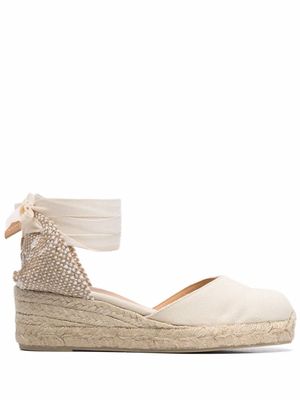 Castañer espadrilles Carina 50 mm - Tons neutres