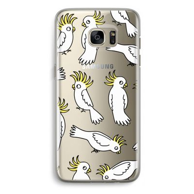 Papegaai: Samsung Galaxy S7 Edge Transparant Hoesje